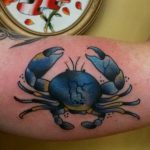 фото тату краб от 18.04.2018 №047 - tattoo crab - tatufoto.com
