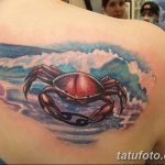 фото тату краб от 18.04.2018 №049 - tattoo crab - tatufoto.com