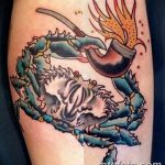 фото тату краб от 18.04.2018 №050 - tattoo crab - tatufoto.com