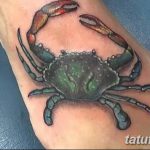 фото тату краб от 18.04.2018 №055 - tattoo crab - tatufoto.com