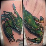 фото тату краб от 18.04.2018 №060 - tattoo crab - tatufoto.com