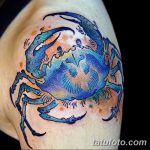 фото тату краб от 18.04.2018 №062 - tattoo crab - tatufoto.com