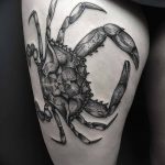 фото тату краб от 18.04.2018 №064 - tattoo crab - tatufoto.com