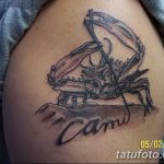 фото тату краб от 18.04.2018 №072 - tattoo crab - tatufoto.com