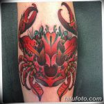 фото тату краб от 18.04.2018 №083 - tattoo crab - tatufoto.com