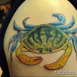 фото тату краб от 18.04.2018 №086 - tattoo crab - tatufoto.com