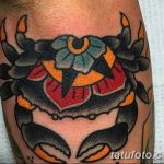 фото тату краб от 18.04.2018 №089 - tattoo crab - tatufoto.com