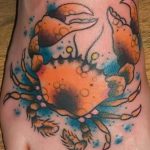 фото тату краб от 18.04.2018 №091 - tattoo crab - tatufoto.com