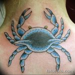 фото тату краб от 18.04.2018 №098 - tattoo crab - tatufoto.com
