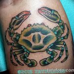 фото тату краб от 18.04.2018 №102 - tattoo crab - tatufoto.com