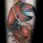 фото тату краб от 18.04.2018 №104 - tattoo crab - tatufoto.com