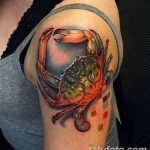 фото тату краб от 18.04.2018 №107 - tattoo crab - tatufoto.com