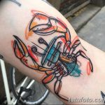 фото тату краб от 18.04.2018 №108 - tattoo crab - tatufoto.com