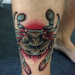 фото тату краб от 18.04.2018 №113 - tattoo crab - tatufoto.com