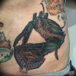 фото тату краб от 18.04.2018 №115 - tattoo crab - tatufoto.com