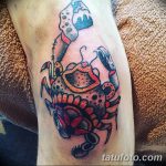 фото тату краб от 18.04.2018 №120 - tattoo crab - tatufoto.com