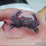 фото тату краб от 18.04.2018 №123 - tattoo crab - tatufoto.com
