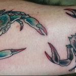 фото тату краб от 18.04.2018 №129 - tattoo crab - tatufoto.com