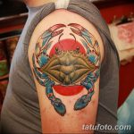 фото тату краб от 18.04.2018 №135 - tattoo crab - tatufoto.com
