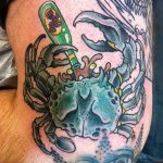 фото тату краб от 18.04.2018 №141 - tattoo crab - tatufoto.com