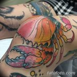 фото тату краб от 18.04.2018 №166 - tattoo crab - tatufoto.com