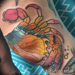 фото тату краб от 18.04.2018 №167 - tattoo crab - tatufoto.com
