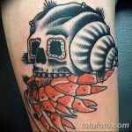 фото тату краб от 18.04.2018 №184 - tattoo crab - tatufoto.com