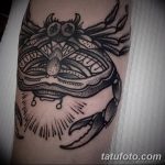 фото тату краб от 18.04.2018 №185 - tattoo crab - tatufoto.com