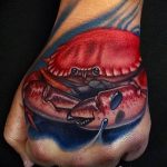 фото тату краб от 18.04.2018 №187 - tattoo crab - tatufoto.com