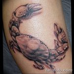 фото тату краб от 18.04.2018 №194 - tattoo crab - tatufoto.com
