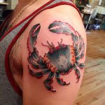 фото тату краб от 18.04.2018 №197 - tattoo crab - tatufoto.com