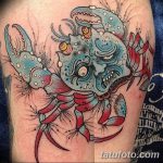 фото тату краб от 18.04.2018 №219 - tattoo crab - tatufoto.com