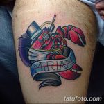фото тату краб от 18.04.2018 №225 - tattoo crab - tatufoto.com