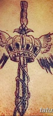 фото тату меч и крылья от 26.04.2018 №006 — tattoo sword and wings — tatufoto.com