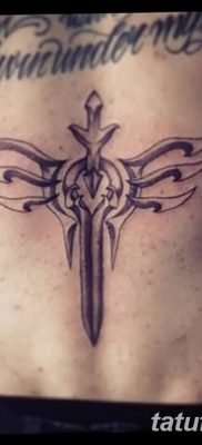 фото тату меч и крылья от 26.04.2018 №007 — tattoo sword and wings — tatufoto.com