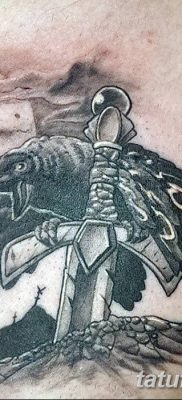 фото тату меч и крылья от 26.04.2018 №015 — tattoo sword and wings — tatufoto.com