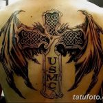 фото тату меч и крылья от 26.04.2018 №019 - tattoo sword and wings - tatufoto.com