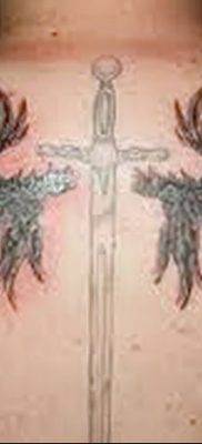 фото тату меч и крылья от 26.04.2018 №025 — tattoo sword and wings — tatufoto.com