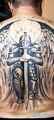 фото тату меч и крылья от 26.04.2018 №028 — tattoo sword and wings — tatufoto.com