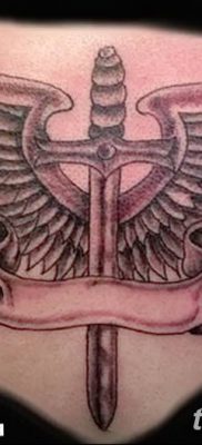 фото тату меч и крылья от 26.04.2018 №030 — tattoo sword and wings — tatufoto.com
