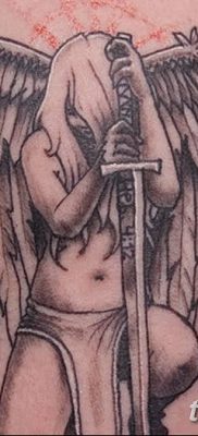 фото тату меч и крылья от 26.04.2018 №031 — tattoo sword and wings — tatufoto.com