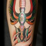 фото тату меч и крылья от 26.04.2018 №047 - tattoo sword and wings - tatufoto.com