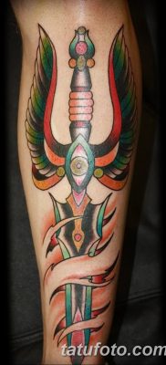 фото тату меч и крылья от 26.04.2018 №047 — tattoo sword and wings — tatufoto.com