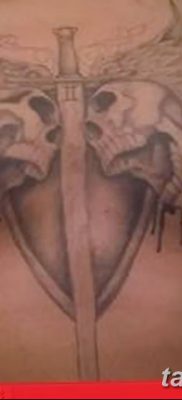 фото тату меч и крылья от 26.04.2018 №049 — tattoo sword and wings — tatufoto.com