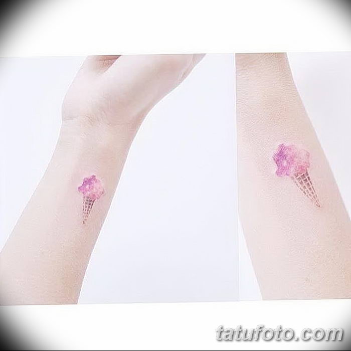 фото тату мороженое от 17.04.2018 №001 — ice cream tattoo — tatufoto.com