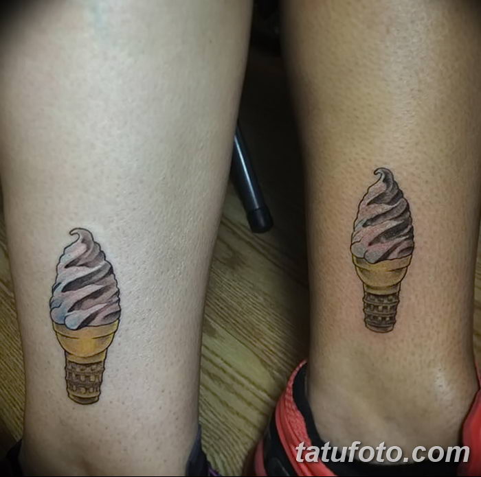 фото тату мороженое от 17.04.2018 №009 — ice cream tattoo — tatufoto.com