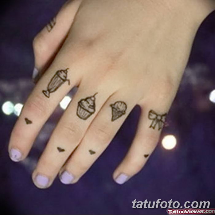 фото тату мороженое от 17.04.2018 №022 — ice cream tattoo — tatufoto.com