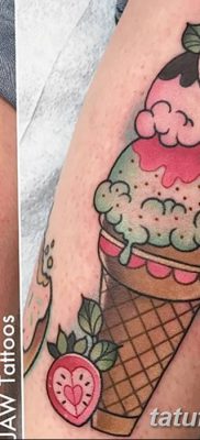 фото тату мороженое от 17.04.2018 №114 — ice cream tattoo — tatufoto.com