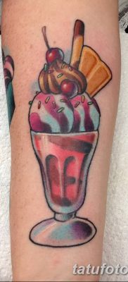 фото тату мороженое от 17.04.2018 №120 — ice cream tattoo — tatufoto.com