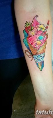 фото тату мороженое от 17.04.2018 №123 — ice cream tattoo — tatufoto.com